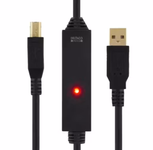 Aktiv USB-A - USB-B Kabel