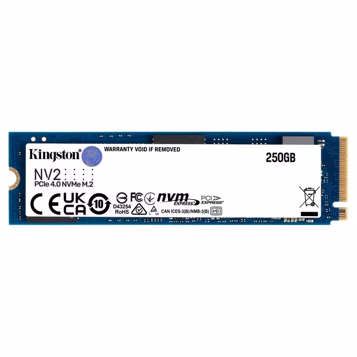 Kingston NV2 PCIe 4.0 | NVMe SSD | 250GB | 3000MB/s