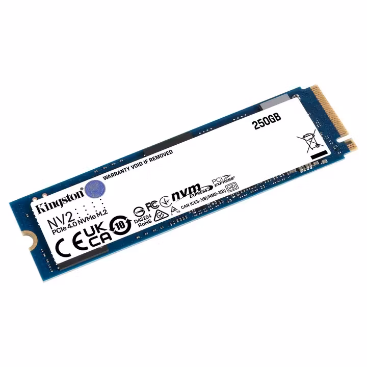 Kingston NV2 PCIe 4.0 | NVMe SSD | 250GB | 3000MB/s