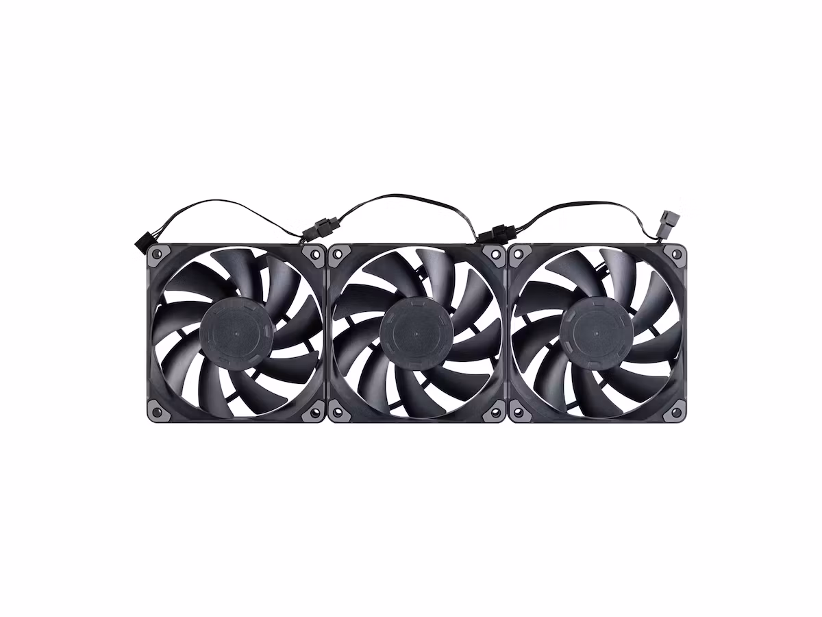 Phanteks M25 PWM Fan - 120mm, Sort 3pk