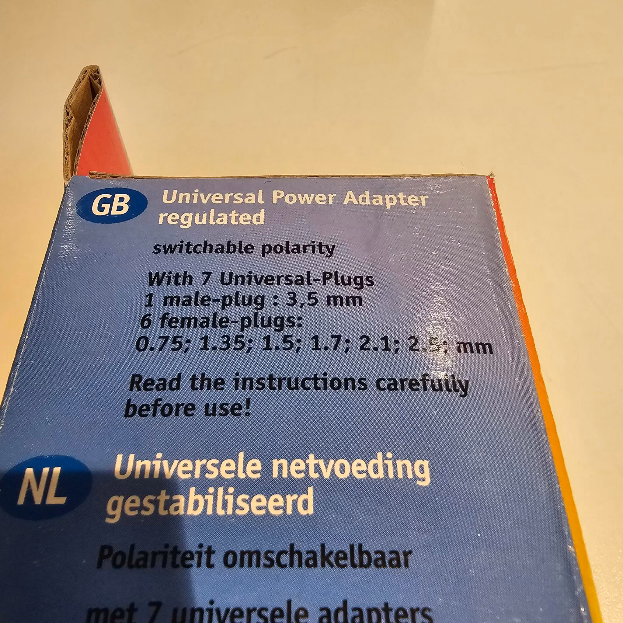 Universalt AC-DC Strømadapter 500ma