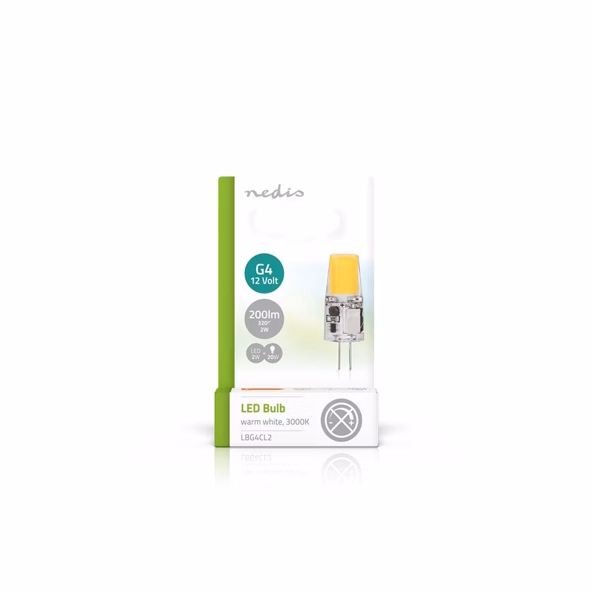 LED-lampe | G4 | 2.0W | 200lm | 3000K
