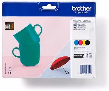 Brother LC227XL/LC225XL Blekkpatronpakke B/C/Y/M