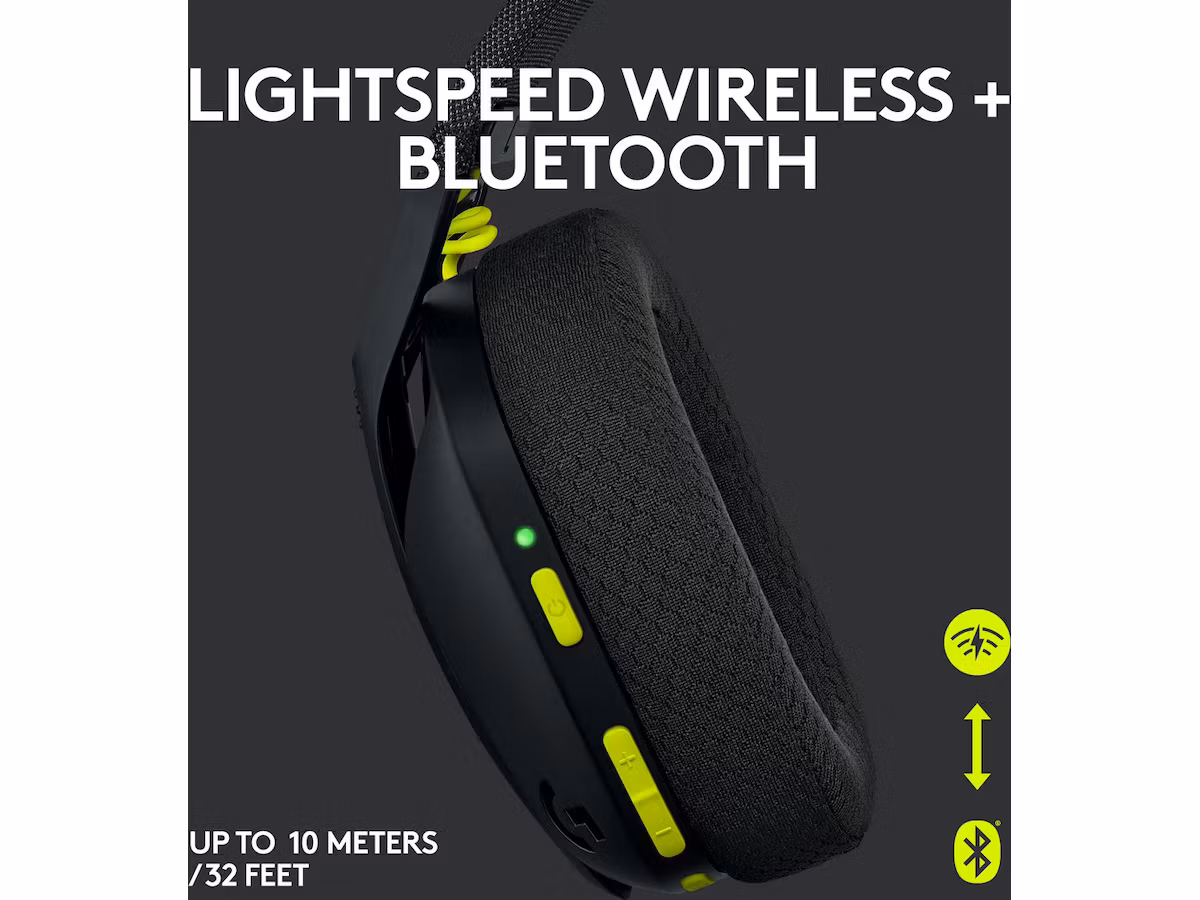 Logitech Lightspeed Gaming Headset |  Trådløs & Bluetooth | G435