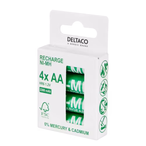 LR6/AA Ultimate Ni-Mh Batteri | Oppladbar | 2300mAh | 4stk