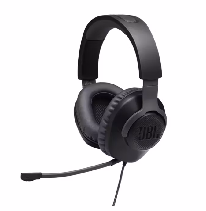 JBL Quantum 100 Gaming Headset (3,5 mm) Svart