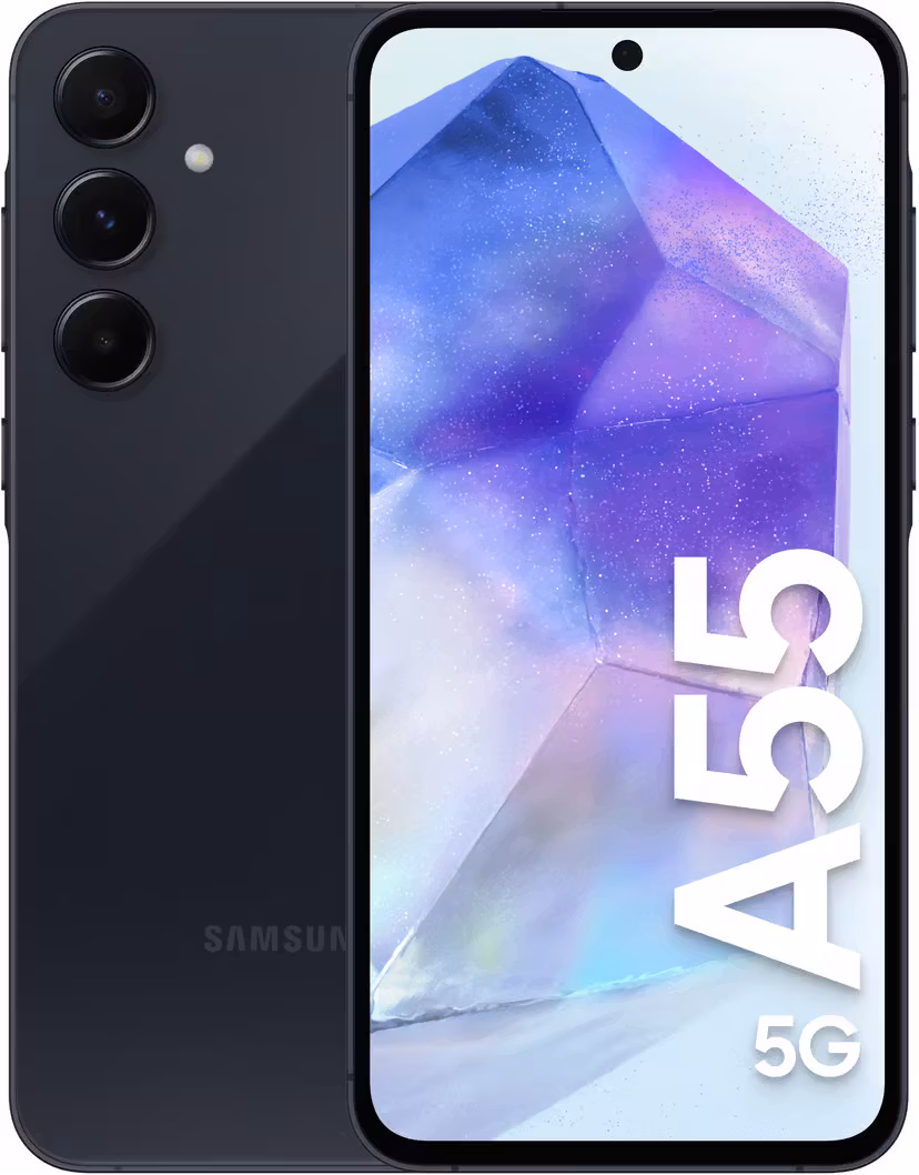 Samsung Galaxy A55 5G | 128GB | Marineblå