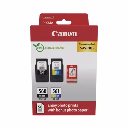 Canon 560/561 Multipack Blekk