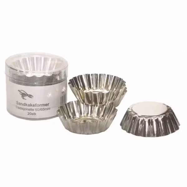 Sandkakeformer 20 stk
