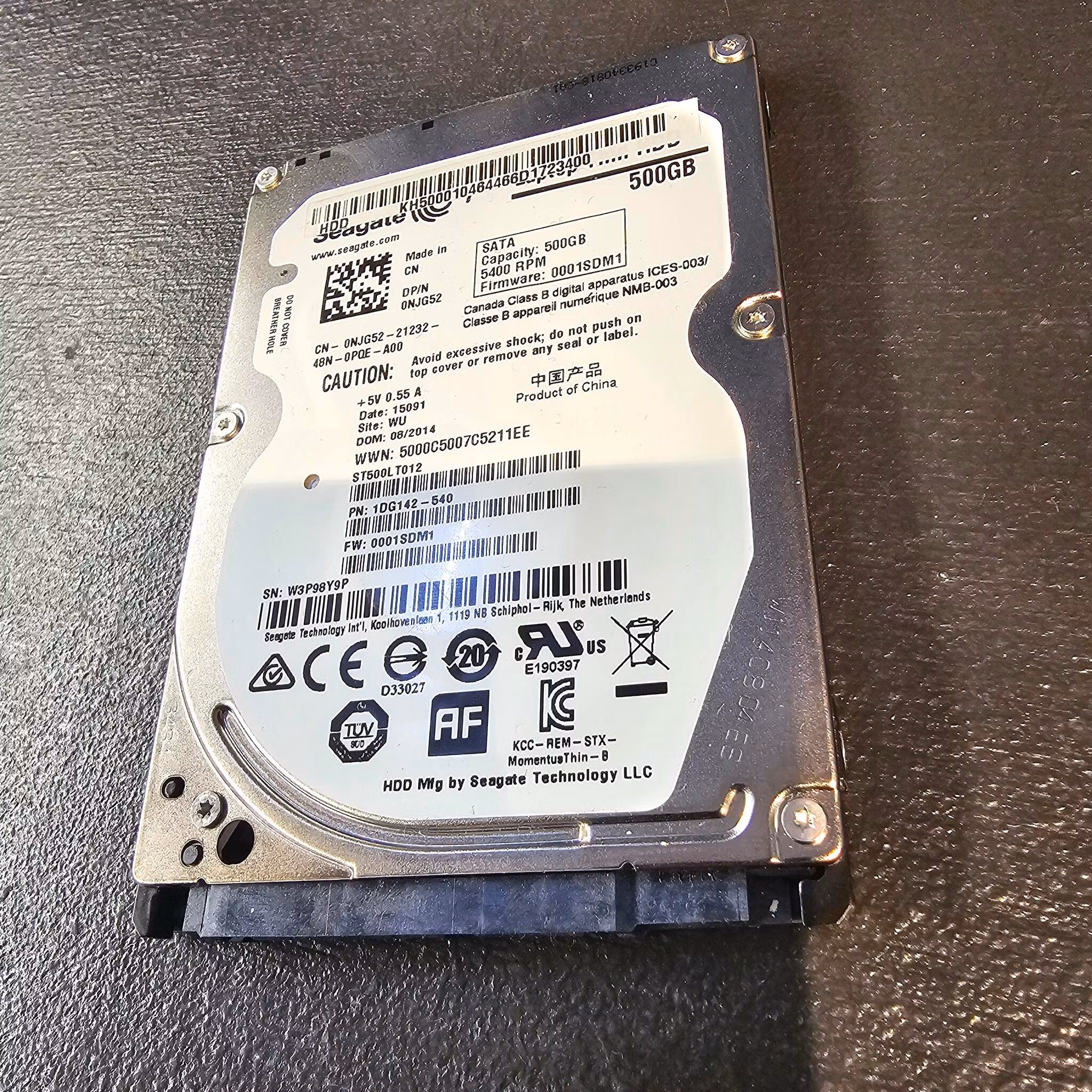 Seagate ST500LT012 500GB SATA 2.5"