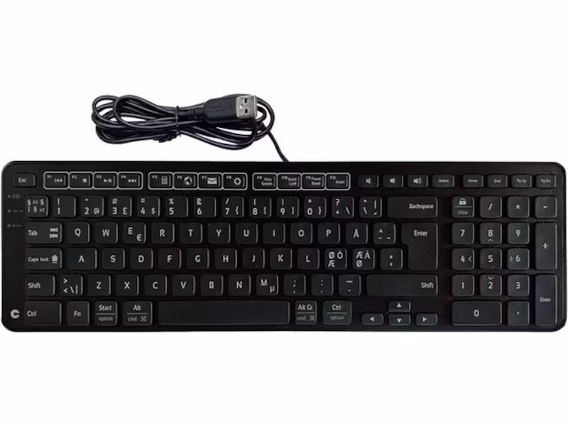 Contour Balance tastatur | Sort