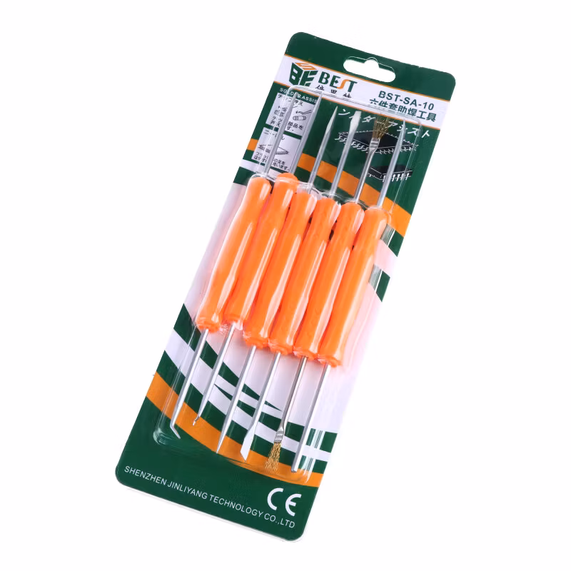 6 in 1 PCB Electronic Components Soldering Desoldering Tools Kit