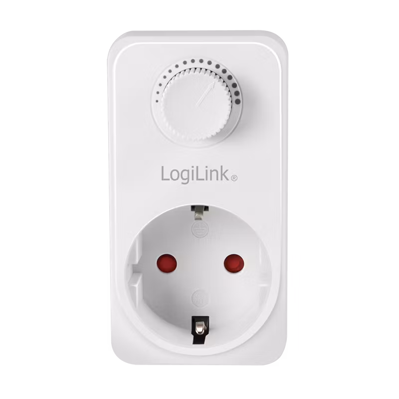 Stikkontaktadapter med dimmer, 1x CEE 7/3