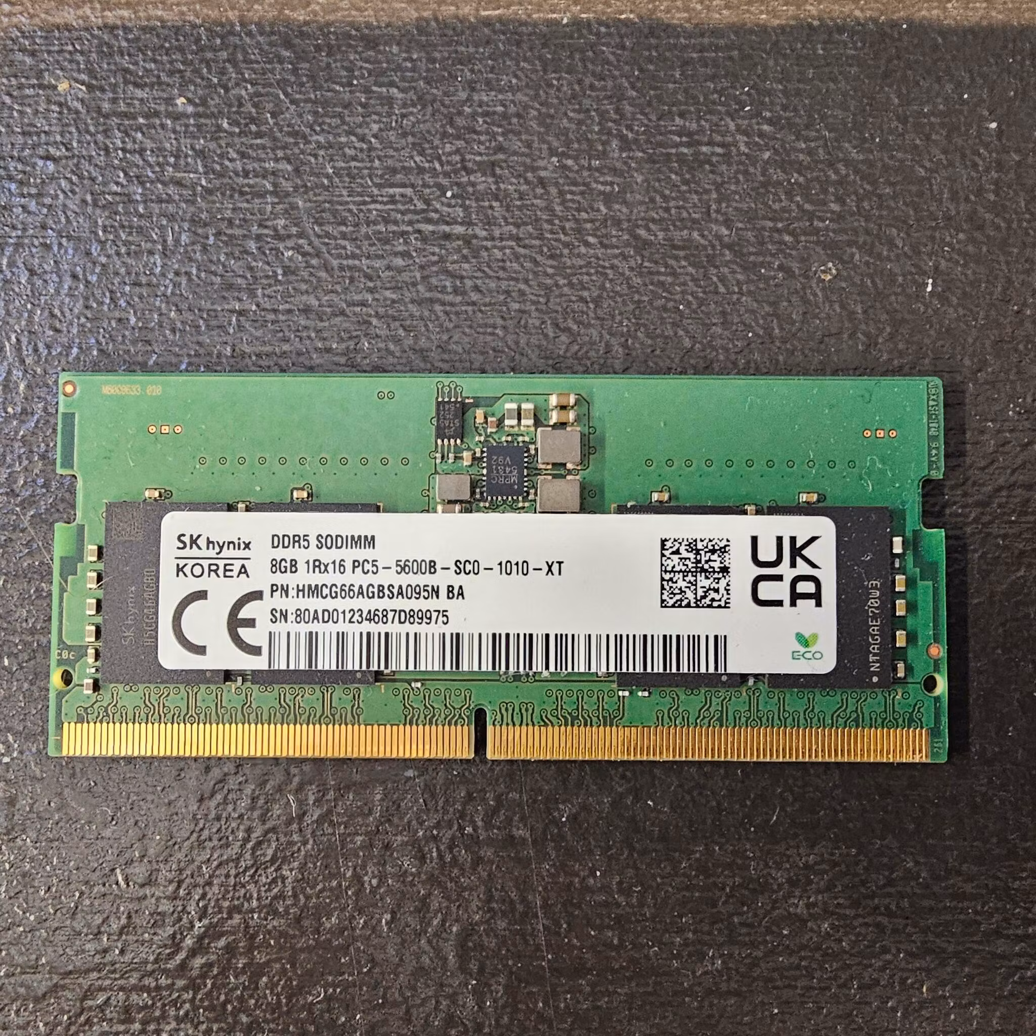 RAM DDR5 SODIMM 8GB 5600MHz HMCG66AGBSA095N