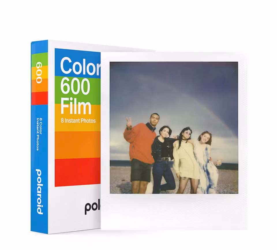 Fargefilm 600 Hvit Ramme