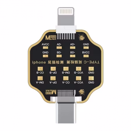 MaAnt Non-Remove Phone Tail Plug Charging Fault Test Board for iPhone/Android