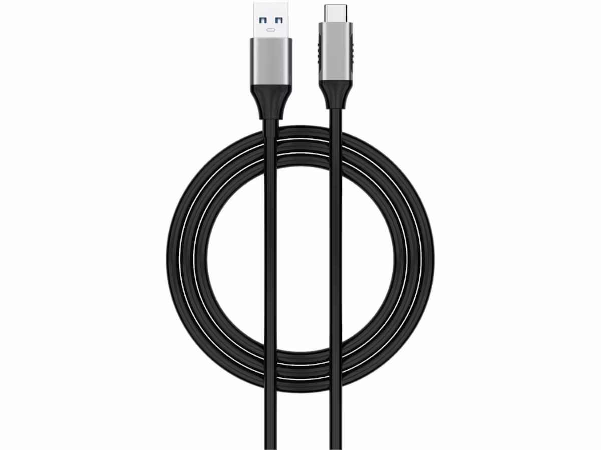 USB-A til USB-C-kabel 2m (space grey)