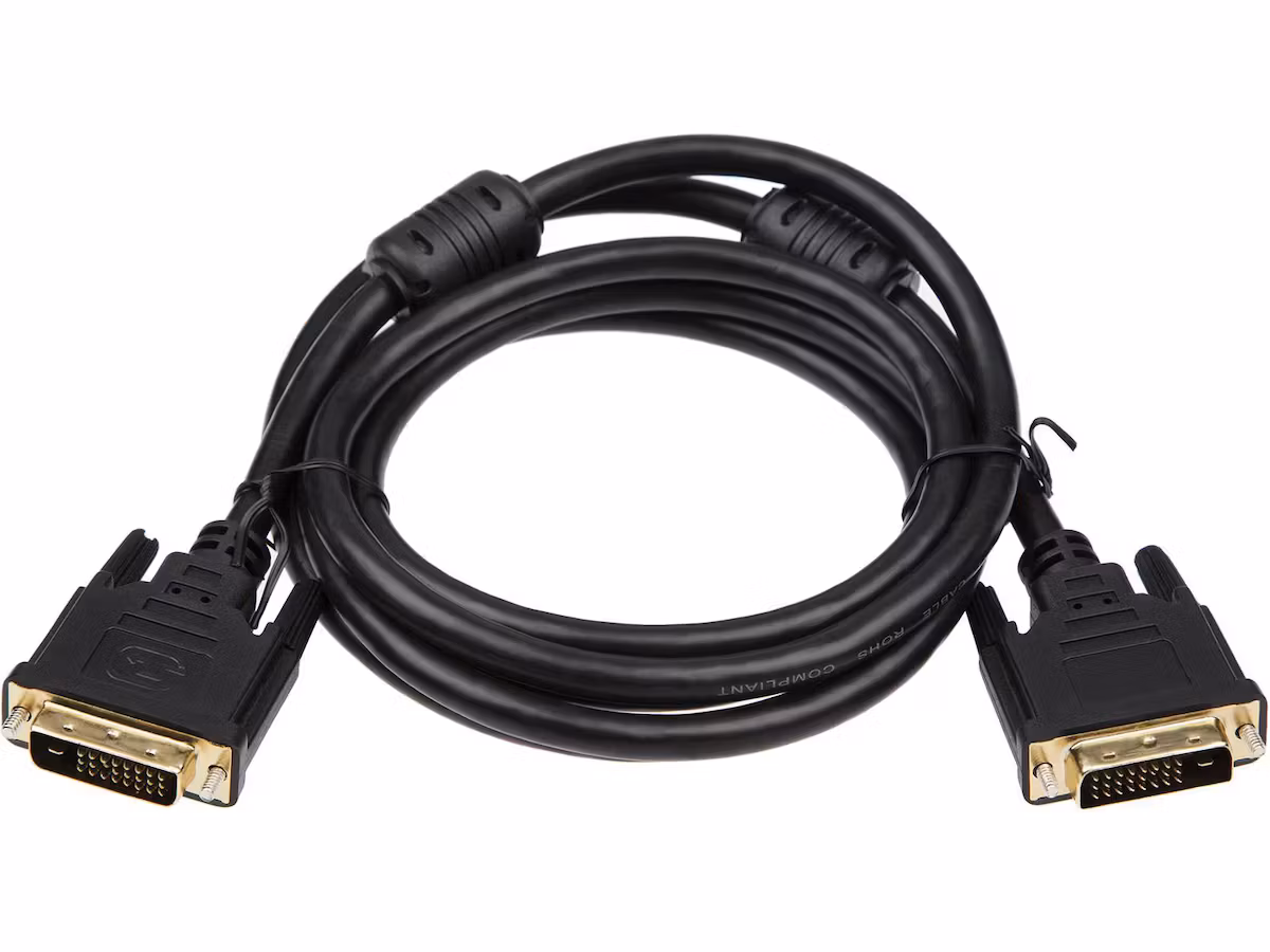DVI-D kabel 2m (sort)