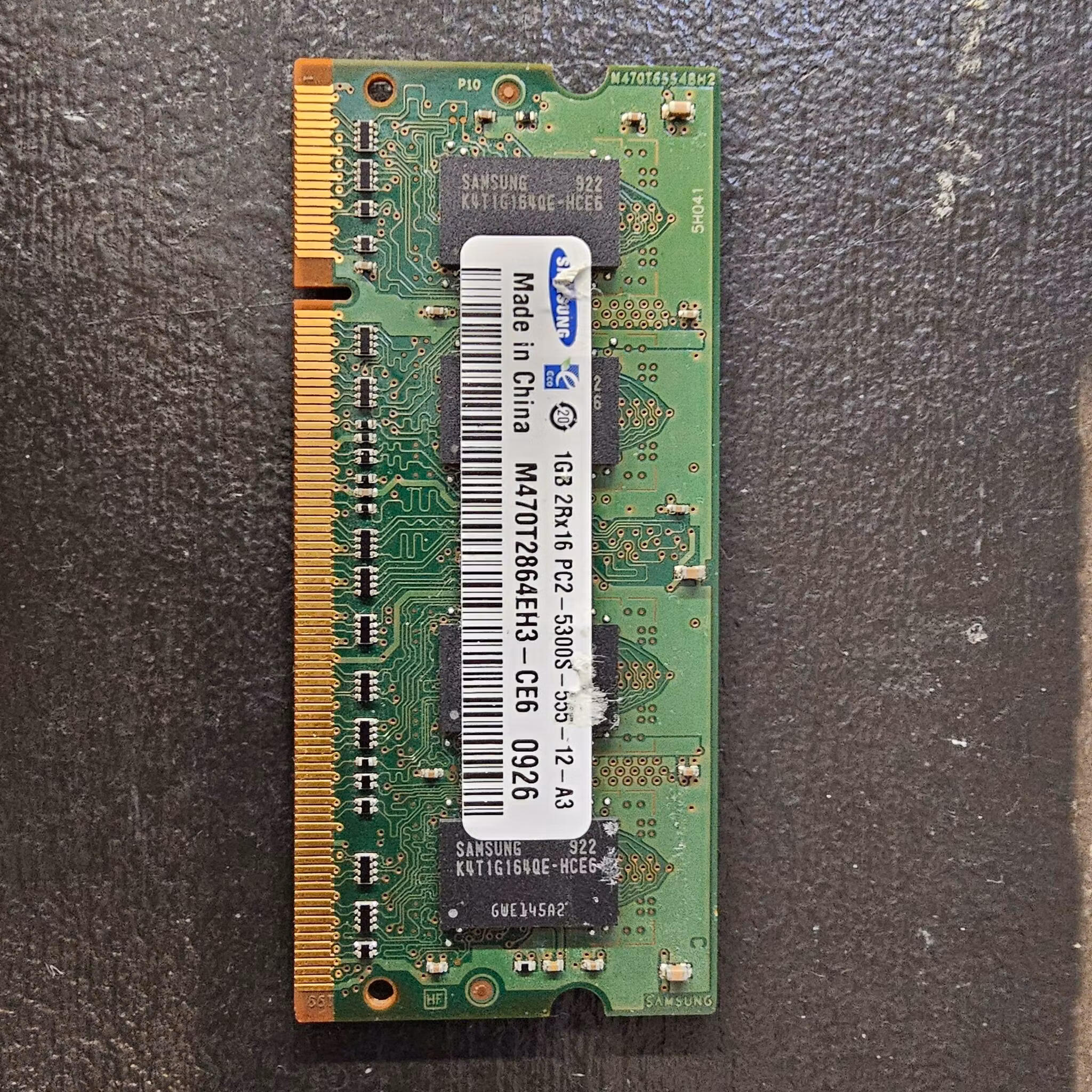 SAMSUNG M470T2864EH3 PC2-5300S 1GB