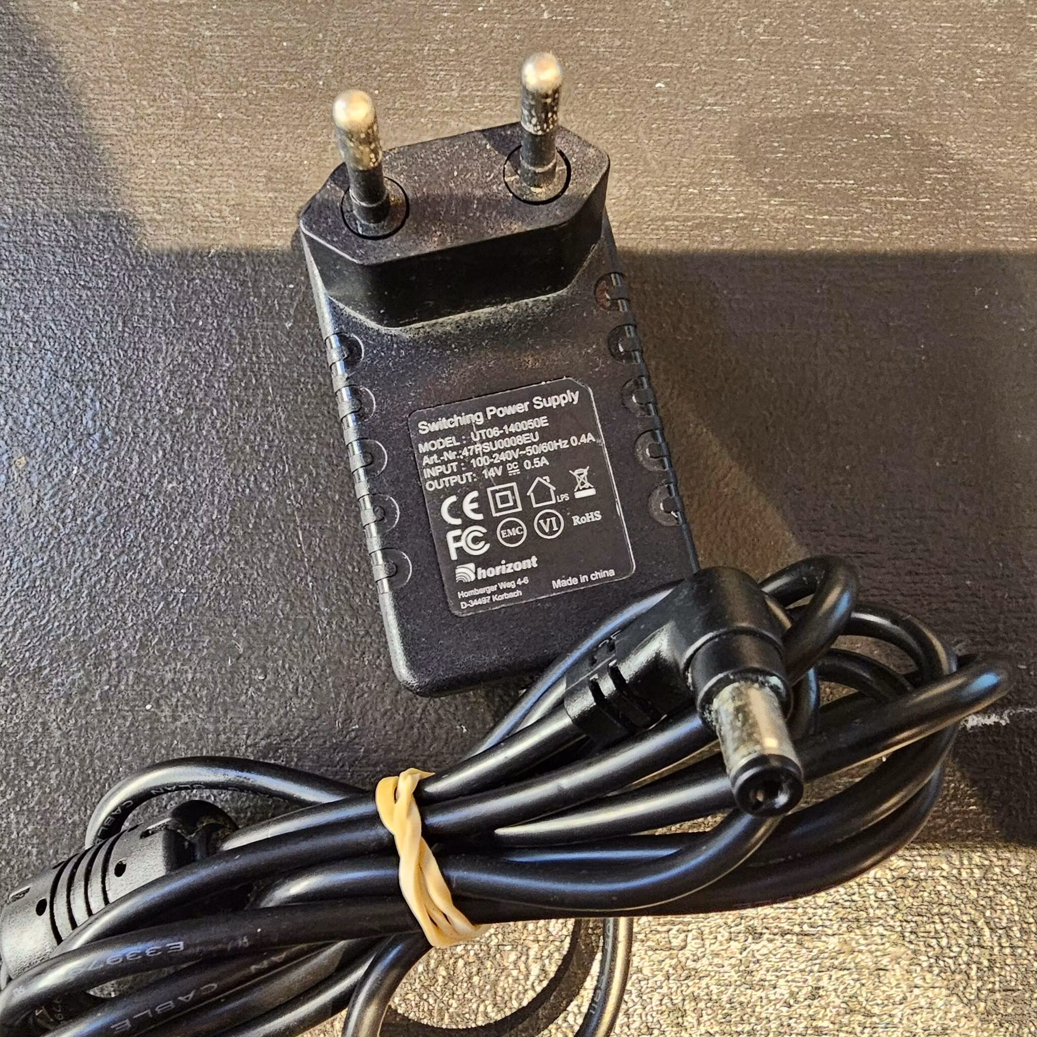 Switching powersupply for elektriske strømgjerder 47PSU0008EU 14V 0.5A