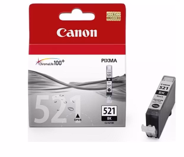Blekkpatron CLI-521BK, foto svart, 9ml