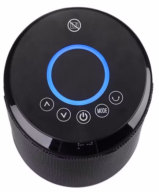 Varmevifte Homeline PTC-1919LR, 2000W sort oscill.