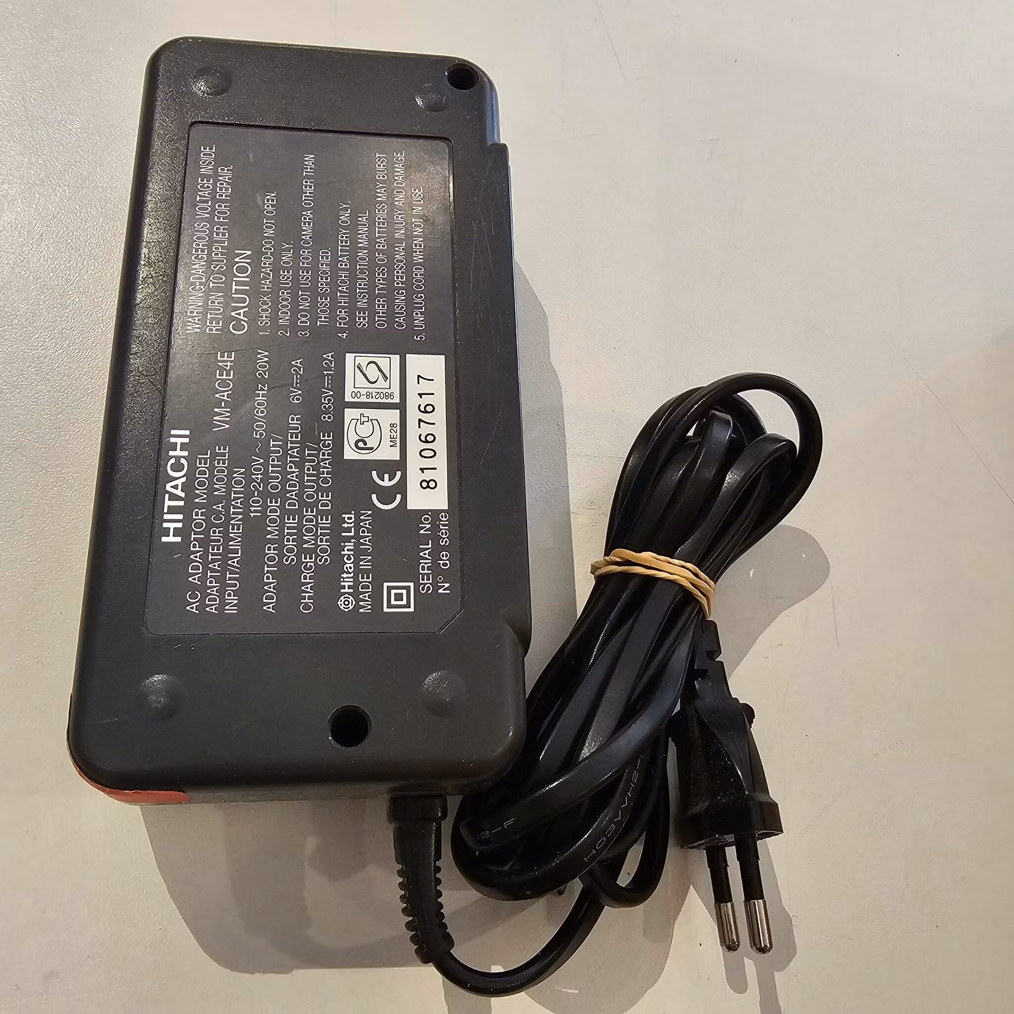 Hitachi CM-ACE4E Power Supply 6V 2A & 8.35V 1.2A 20W