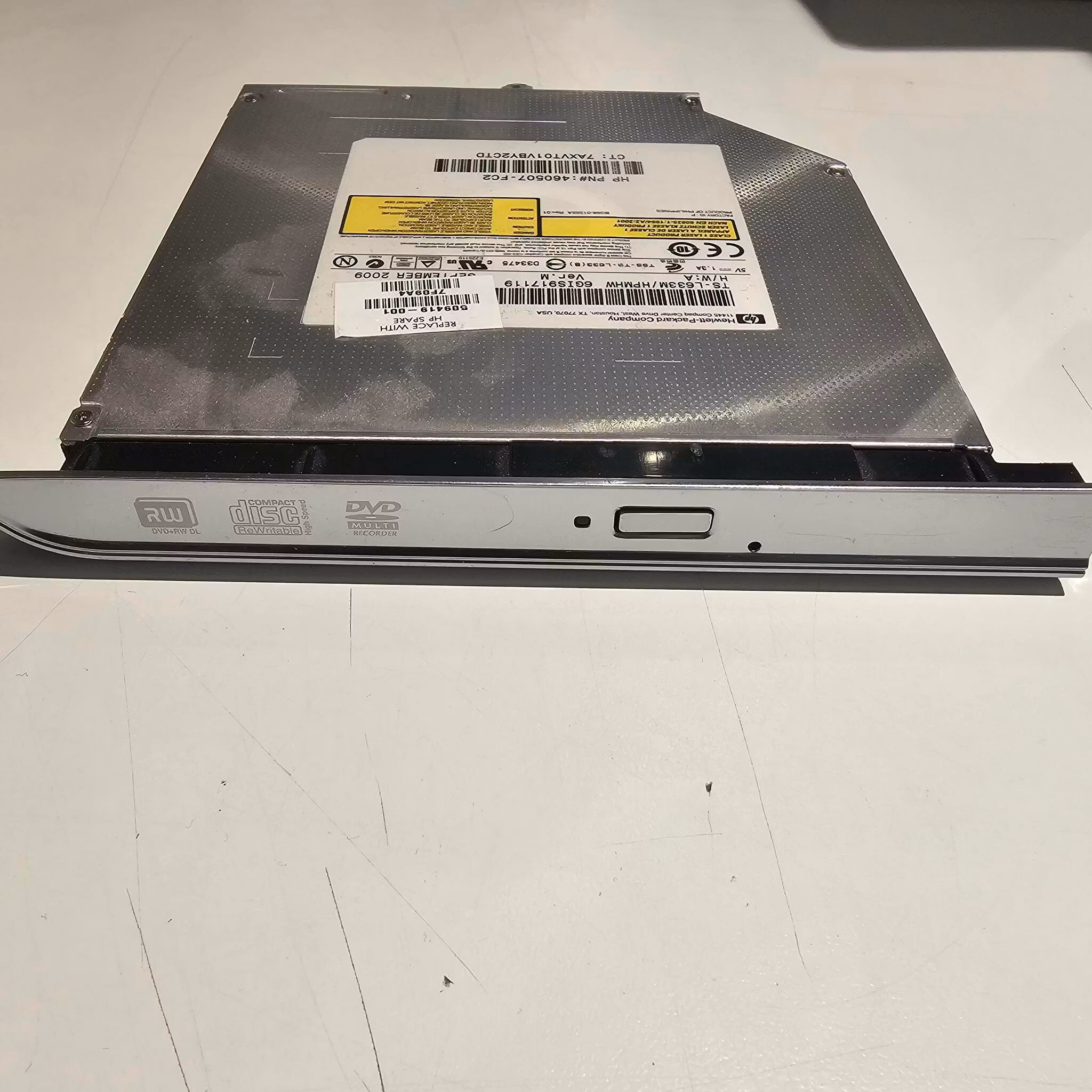 HP Pavilion Dv7 CD DVD Disk Drive 509419-001
