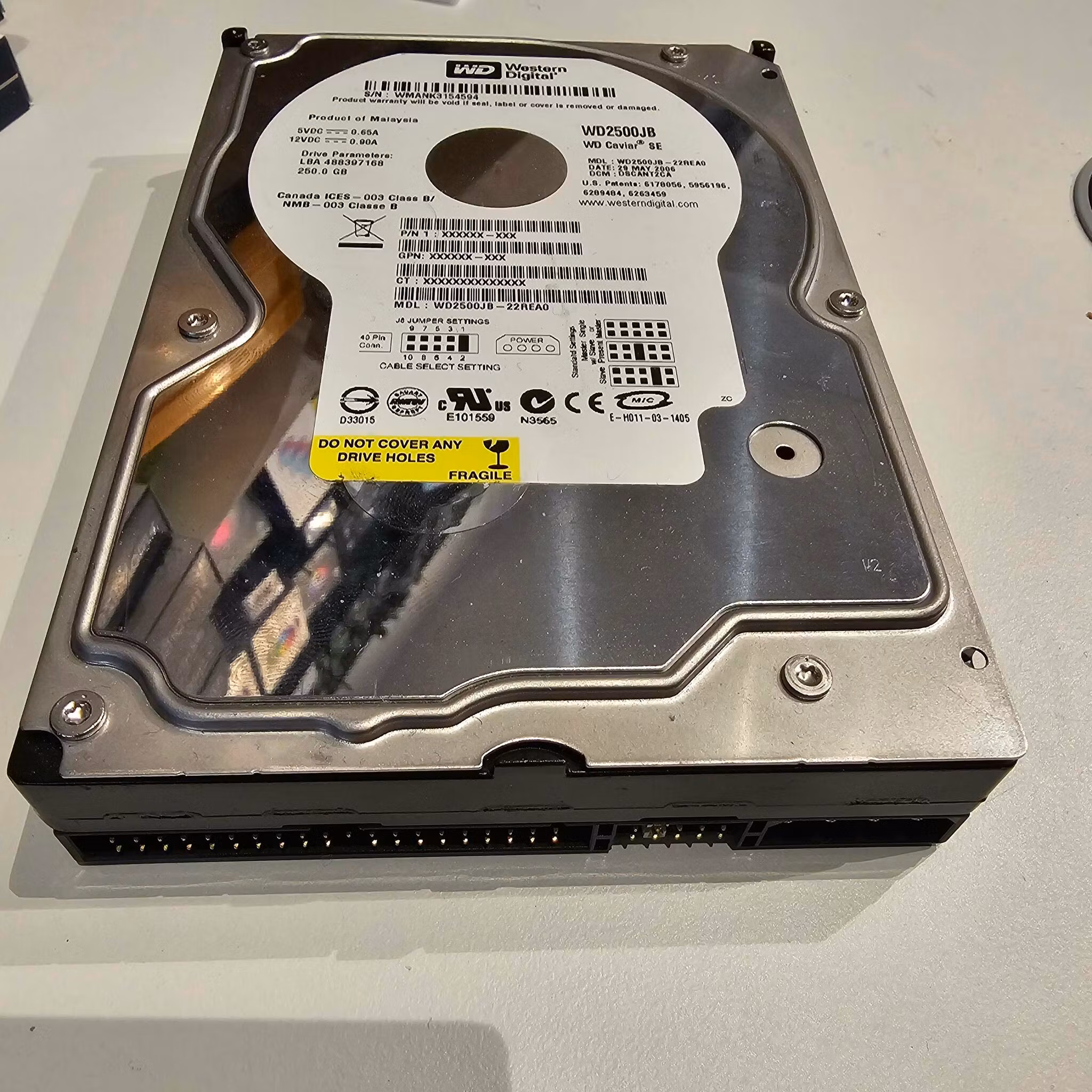 Western Digital Special Edition EIDE Hard Drive WD2500JB