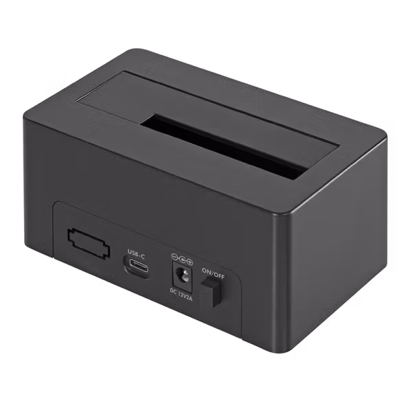 USB 3.1 Gen2 Quickport, 1-Bay, for 2.5/3.5" SATA HDD/SSD