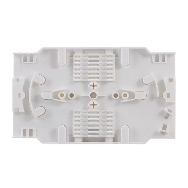 Spleisekassett / Fiber splice cassette with 12 core splice holder, shrink tube type