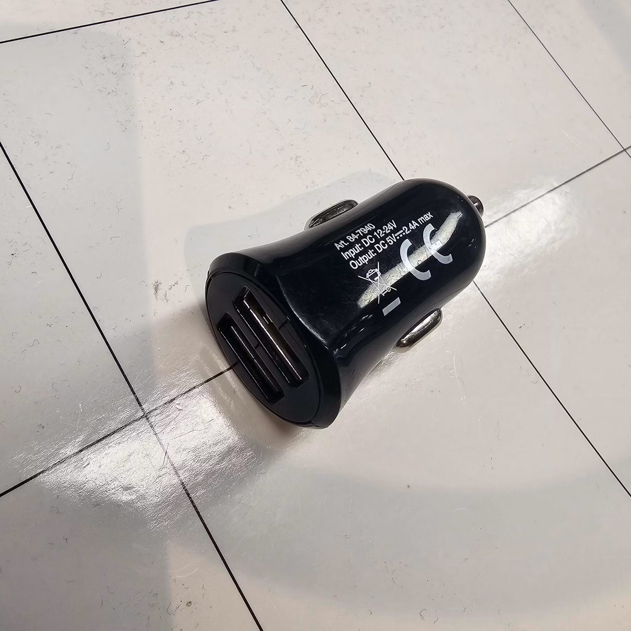 Sigarettenner med 2x USB-A tilkobling