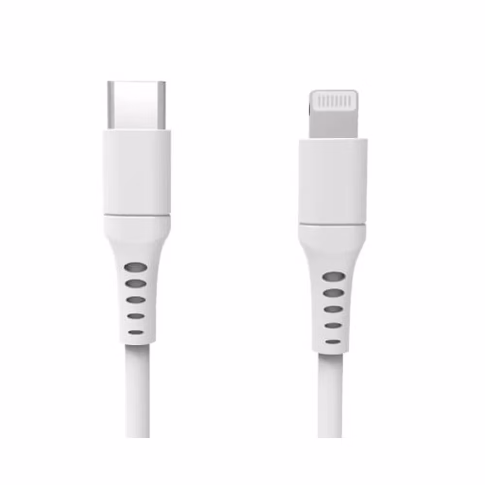 Ladekabel USB-C til Lightning 3m Hvit MFI C94
