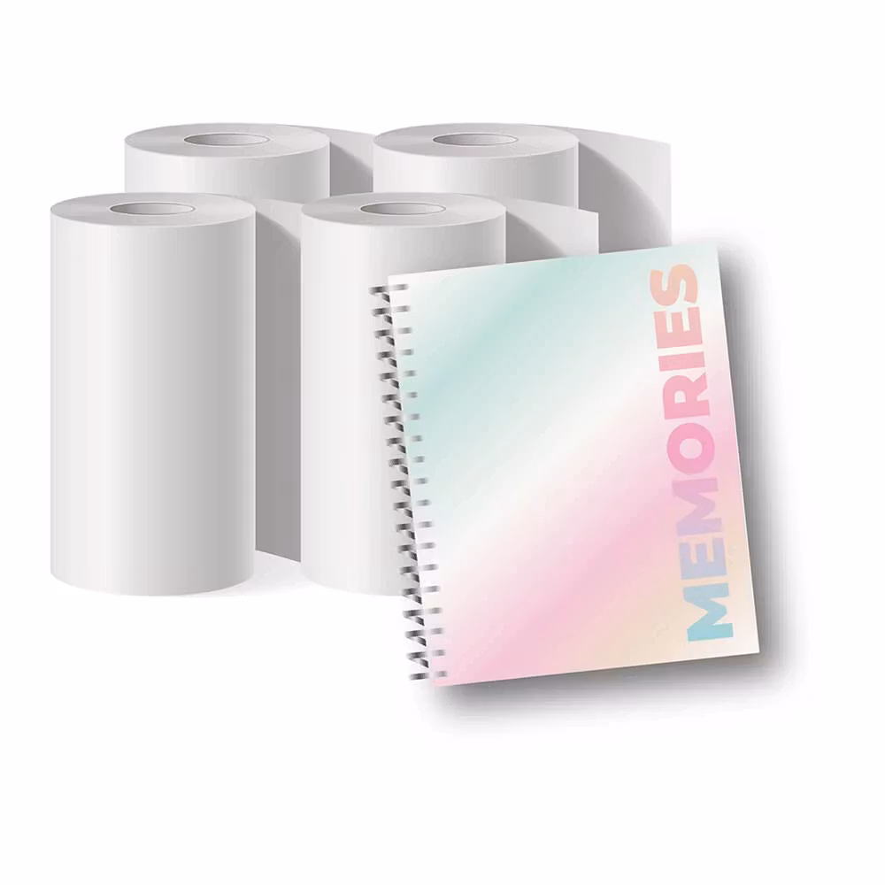 Refill Pixiprint 4 Ruller Inkl. Stickers