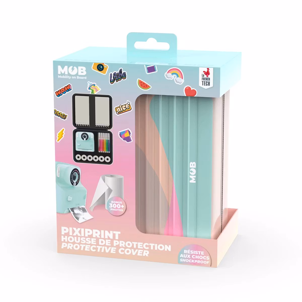 Pixiprint Travel Pack Refill 4 Ruller + Klistremerkesett