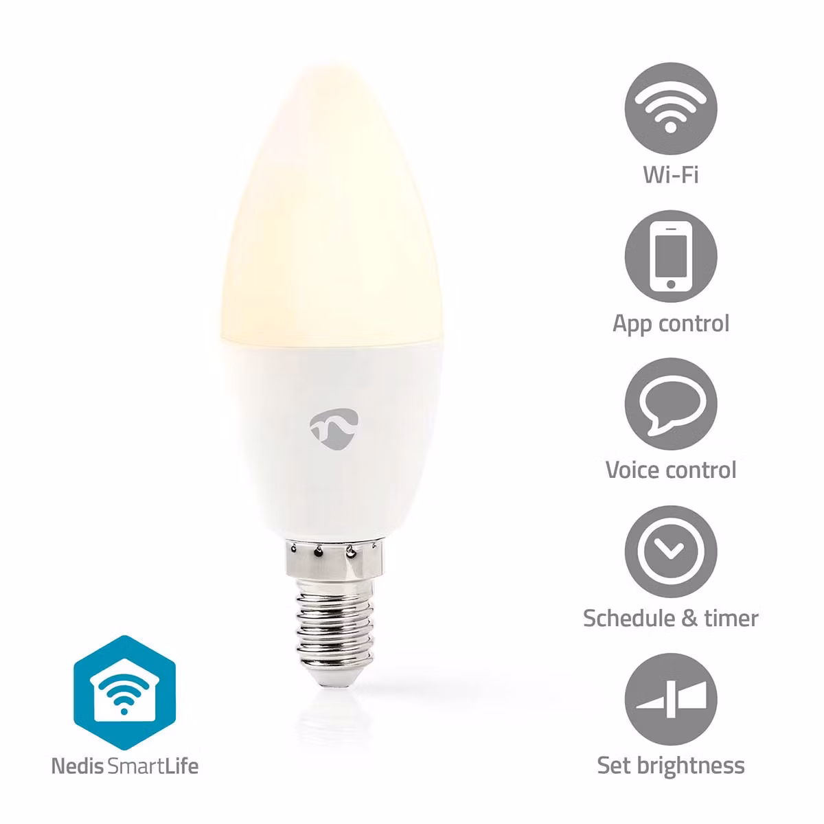 SmartLife Fullfarge LED-Pære E14 4,90W