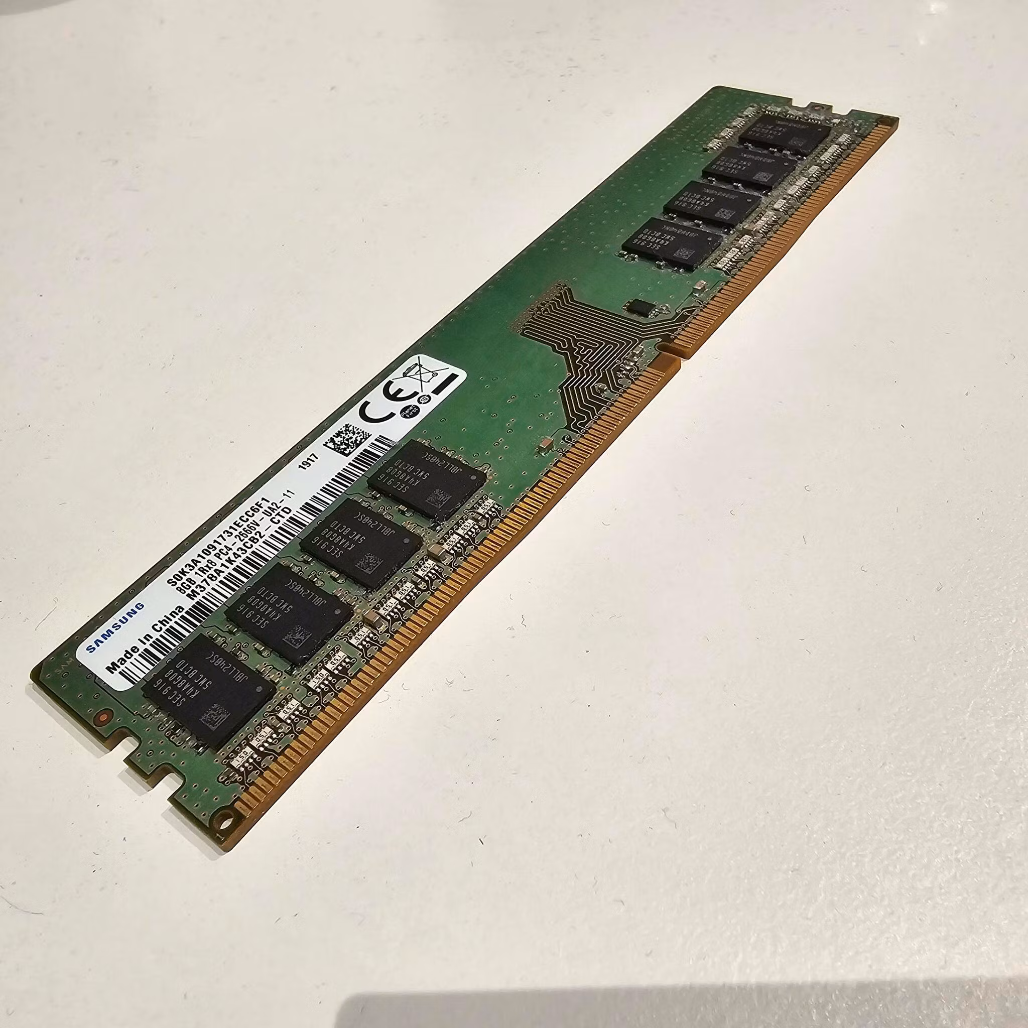 Samsung DDR4 2666MHz 8GB M378A1K43CB2-CTD
