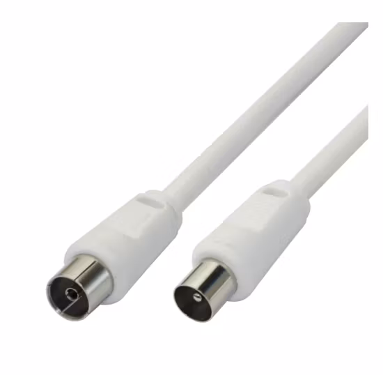 Antennekabel 10m coax han - hun