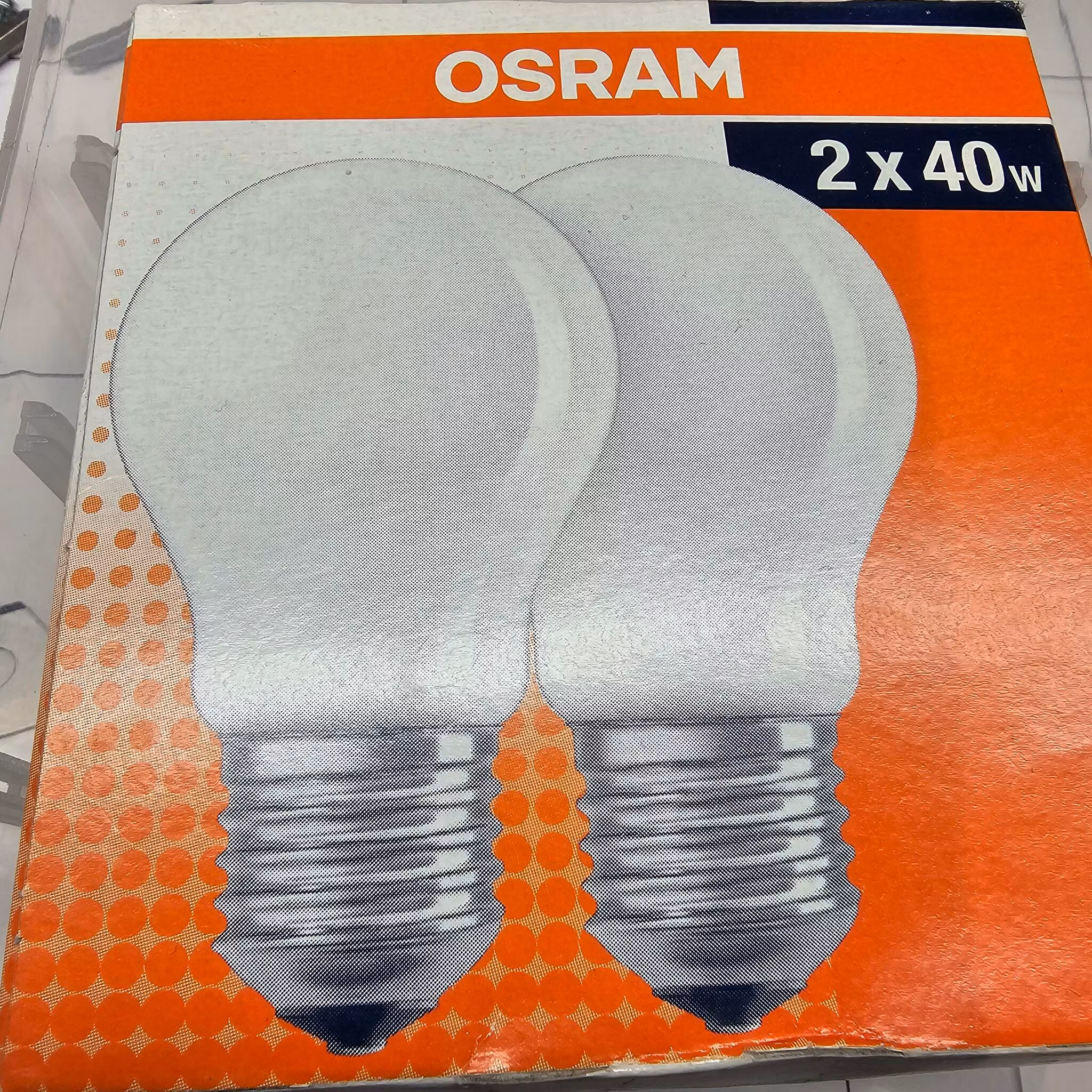Osram 2stk 40W E27 370lm