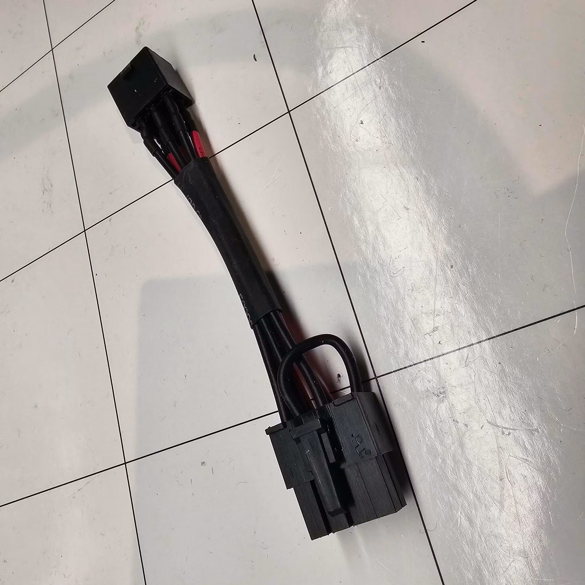 Strømkabel PCI Express 6-pins hunn til PCI Express 8-pins hann