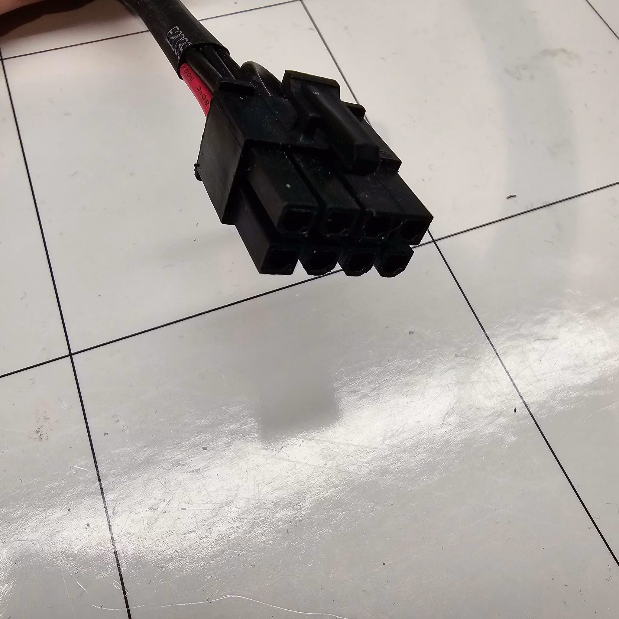 Strømkabel PCI Express 6-pins hunn til PCI Express 8-pins hann