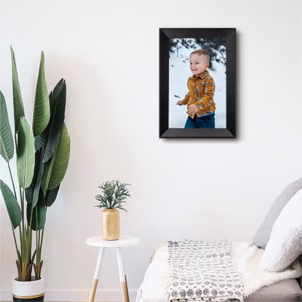 Digital Fotoramme 10.1", IPS-touchskjerm, WiFi 2.4 GHz – Svart