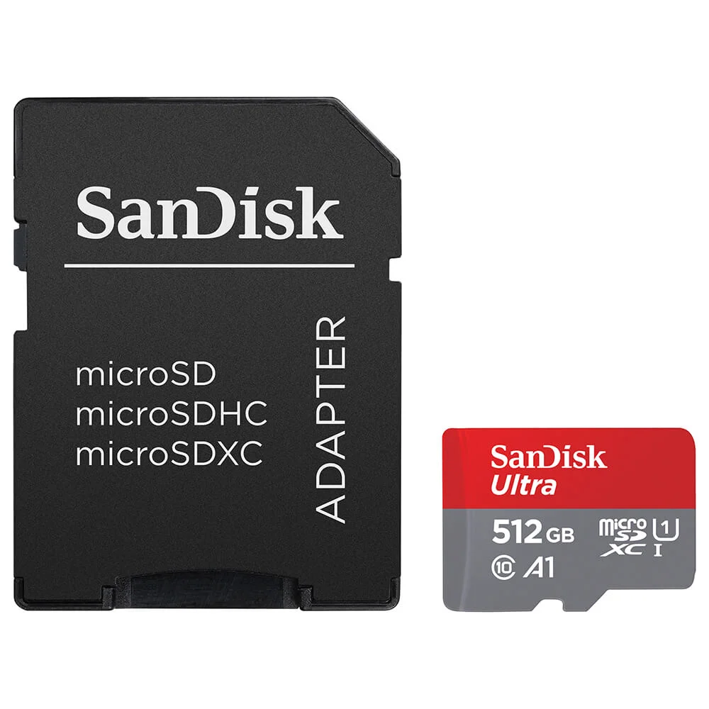 MicroSDXC Mobil Ultra 512GB 150MB/s UHS-I Adap