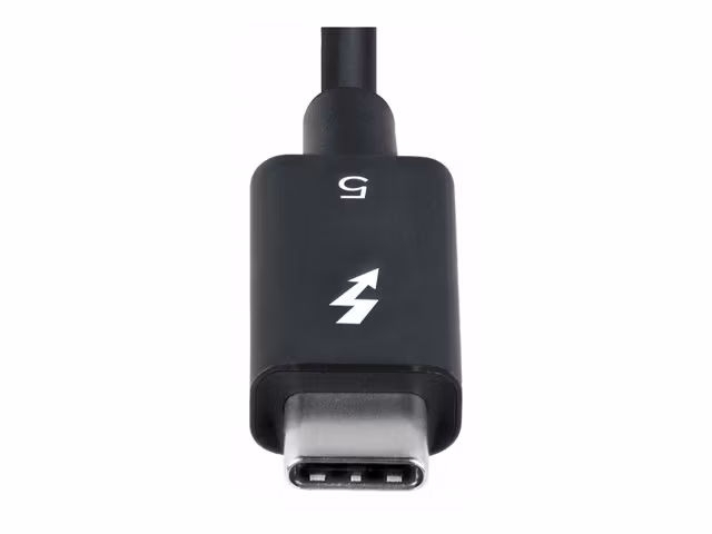 StarTech.com 1.5ft (50cm) Thunderbolt 5 Cable, 80Gbps/120Gbps, Certified - Thunderbolt-kabel - Thunderbolt 5 til Thunderbolt 5 - 50 cm