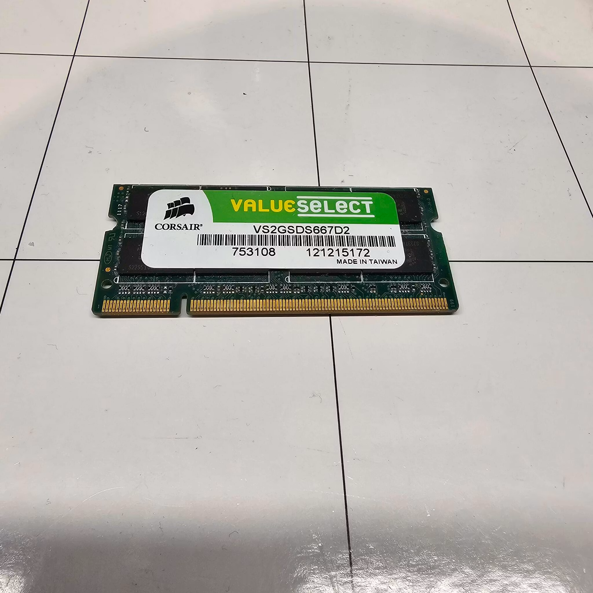 Corsair VS2GSDS667D2 2GB (1x2GB) DDR2 667 MHz PC2-5300