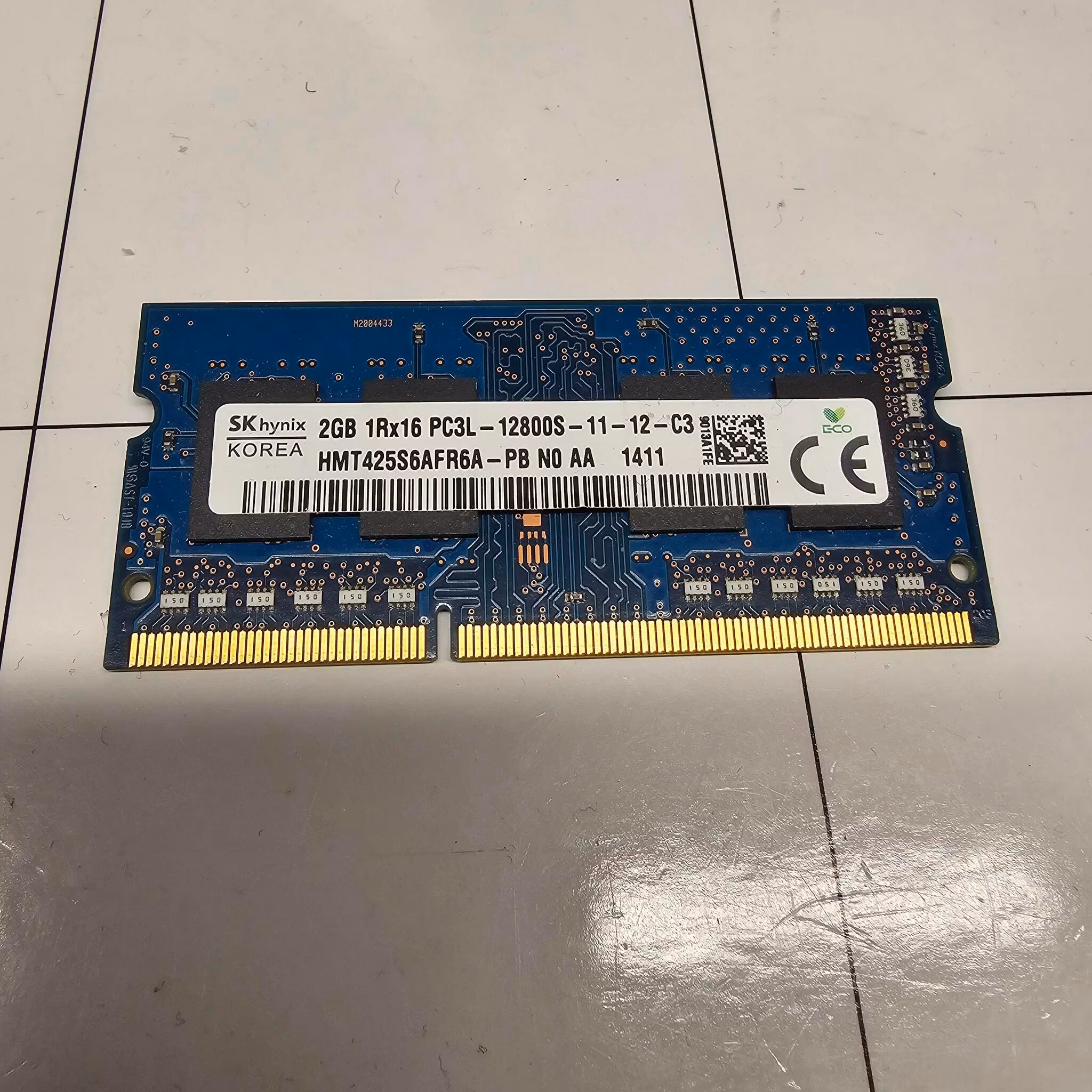 SK Hynix 2GB DDR3L‑1600 SO‑DIMM HMT425S6AFR6A