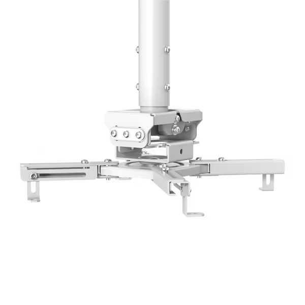 Projektorfeste – armlengde 595–895 mm, hvit