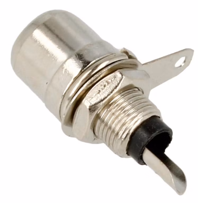 PHONO HUNNKONTAKT SVART TIL INNBYGNING