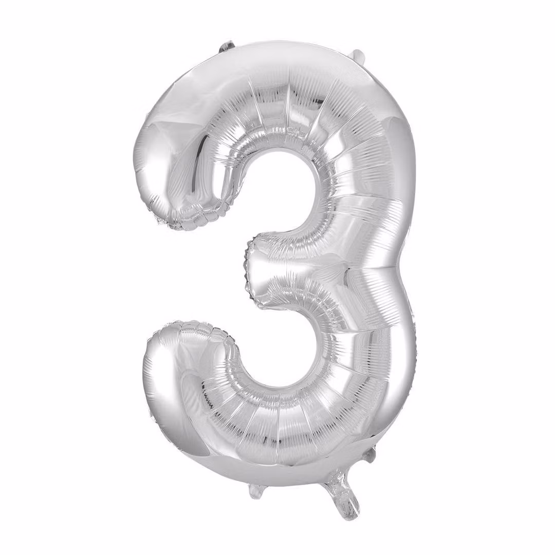 Ballong - 86 cm tall 3 (sølv)