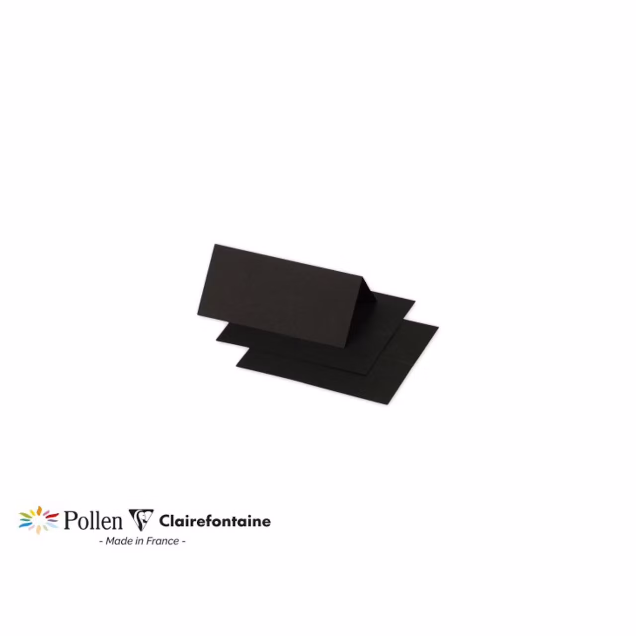 Bordkort POLLEN 85 x 80 mm 25 stk (sort)